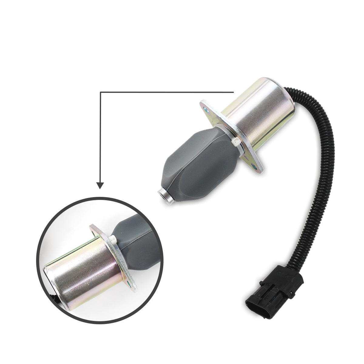 SA-4754-12 3934171 3800603 Fuel Stop Solenoid Valve for Cummins Engine - Image 2
