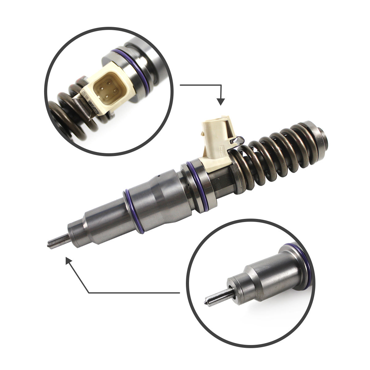 VOE9098404 9098404 Fuel Injector for Volvo D16E EC700BCC Engine - Image 3
