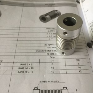 German Bejiafu coupling 9409 6*6 8*8 10*10 12*12 P+F encoder coupling in stock