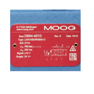 MOOG D664-4010 L05HXBD6NSM2-O Servo Valve In Stock Fast Shipping