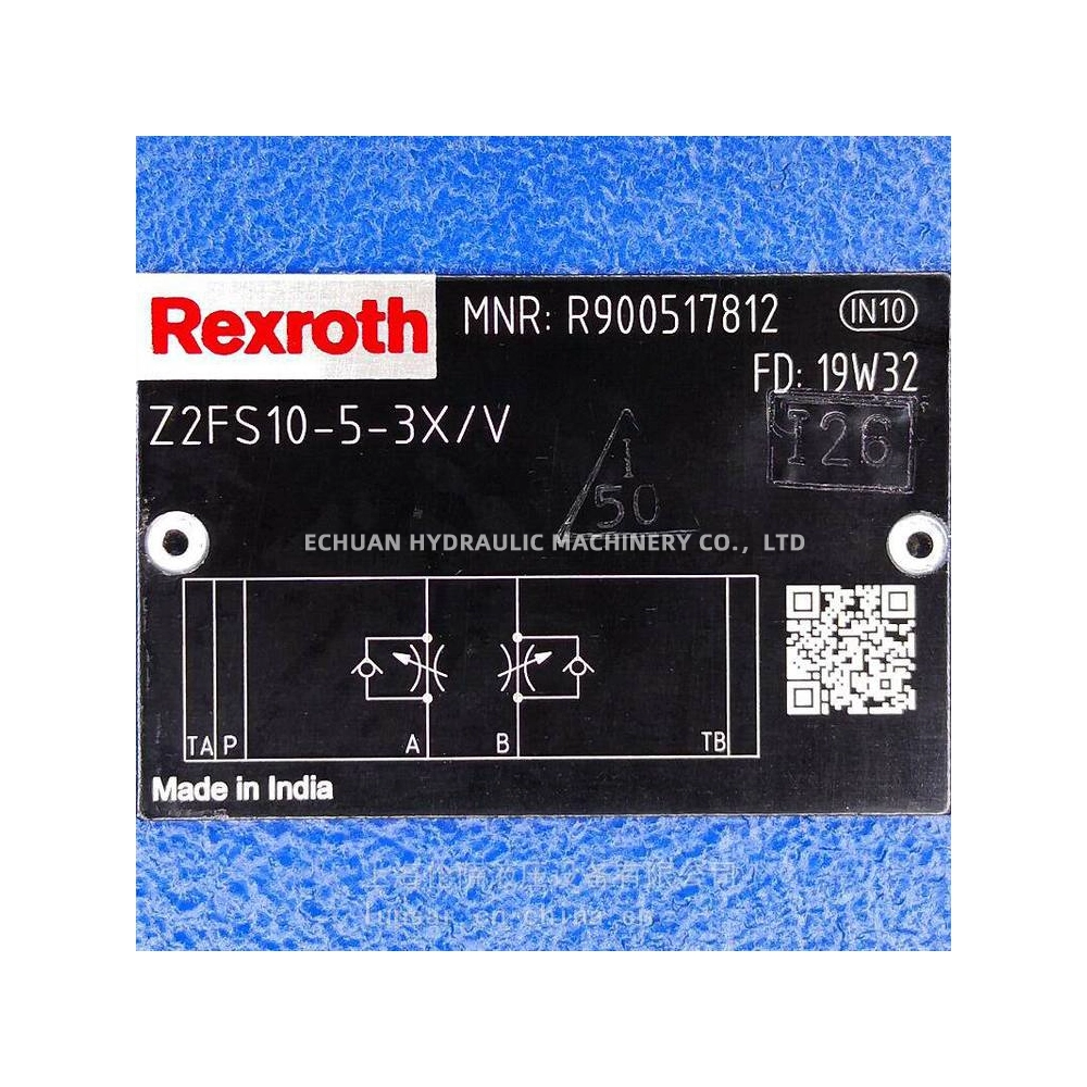 Z2FS10-5-3XV REXROTH Hydraulic Valve Model R900517812 for Precision Control