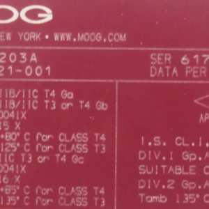 MOOG G771K203A Servo Valve 2 Year Warranty
