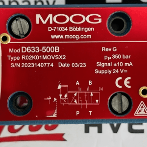 MOOG D633-500B R02K01MOVSX2 In Stock Worldwide shipping